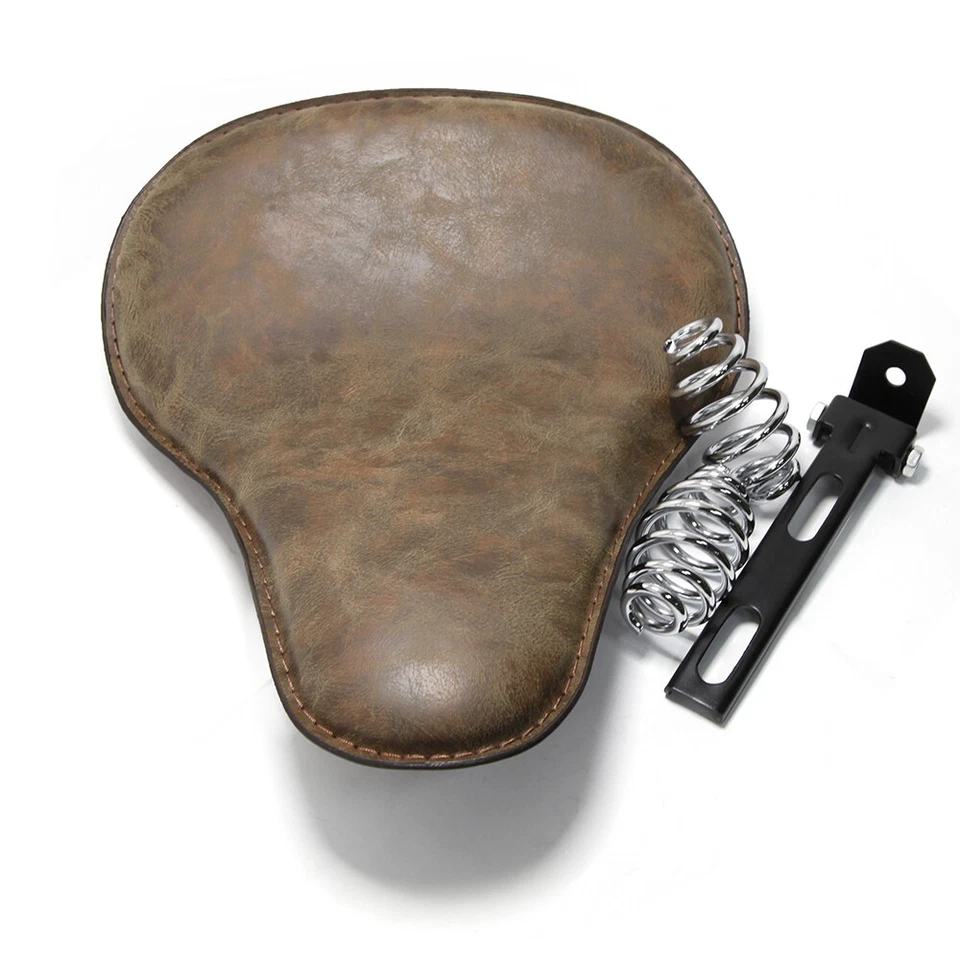 Asiento individual de resorte de motocicleta para Harley Davidson Sportster 1200 883 XL Dyna Refit Foto 4 de 4