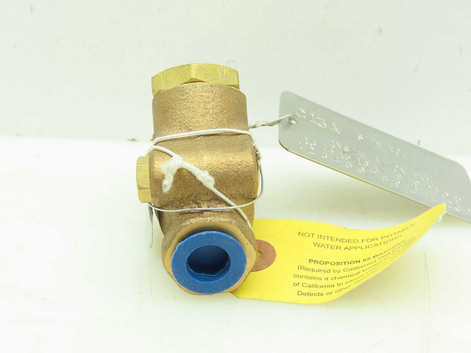 Milwaukee Valve 50800538 Swing Check Valve 3/8" 400 lb WOG 200 SWP