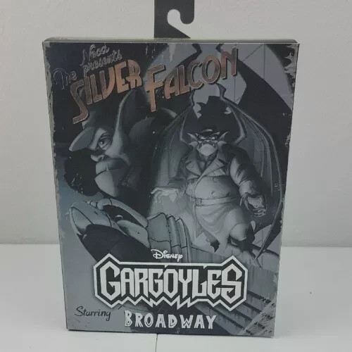 Neca Disney Gargoyles Detective Broadway Silver Falcon 7” Action Figure ----NEW - Picture 1 of 2