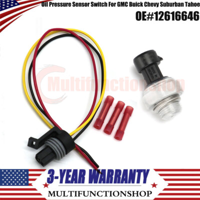 #ad 12677836 Oil Pressure Sensor Switch for Chevrolet Silverado 1500 2500 3500 GMC $10.67