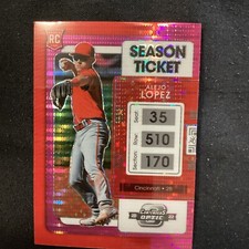 2022 Chronicles Contenders Optic Pink Pulsar #14 Alejo Lopez Rookie           3