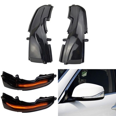 Car Black Dynamic Side Mirror Turn Signal Light For Infiniti Q30 Q50 Q60 Q70