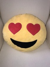 Almohada de felpa amarilla Emoji Expressions cojín emoji suave emoticono 😍