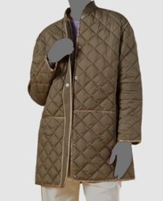 $298 Monrow Women's Green Quilted Jacket Coat Size Small