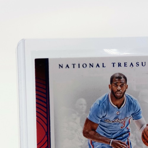 CHRIS PAUL 25/25 BASE CARD PANINI NATIONAL TREASURES BASKETBALL 2015. Pre-owned - Picture 2 of 6