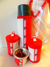 RIVER PLATE - MATE Set  + THERMOS + STRAW + YERBERA + SUGAR BOWL + HOLDER