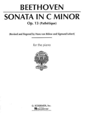 Sonata in C Minor, Op. 13 (''pathetique'') : Piano Solo, Paperback by Beethoven...