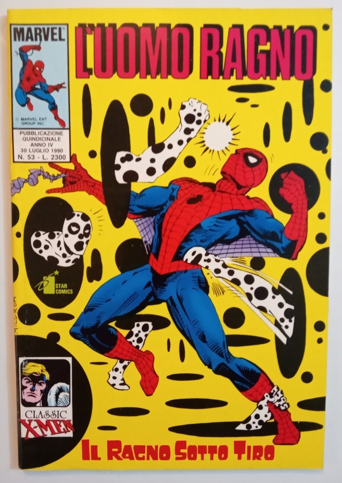 Spectacular Spider-Man # 99 - 1st Cover of Spot - Italian Edition 1989