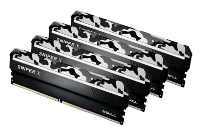 G.Skill Sniper X 32GB (4x 8GB) Desktop Memory Model F4-2400C17Q-32GSXW