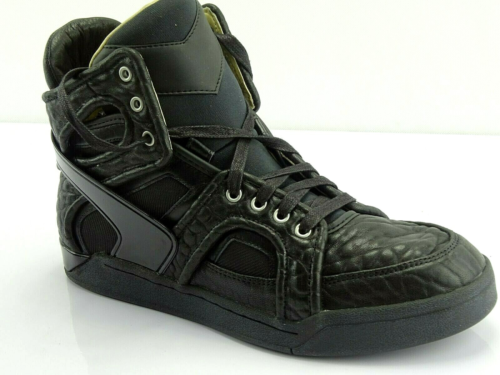 high top leather shoes