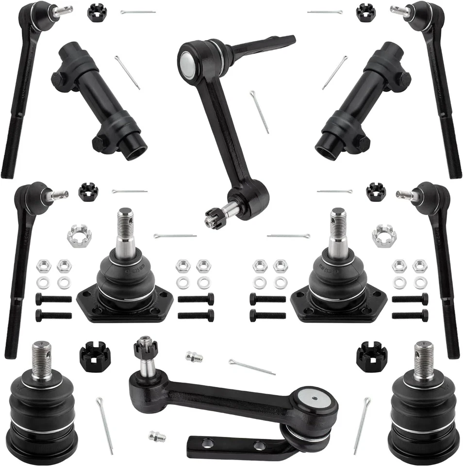 Kit de rótulas de eslabones de barra estabilizadora de barras estabilizadoras delanteras 12XF para Chevrolet Astro GMC Safari Foto 2 de 4