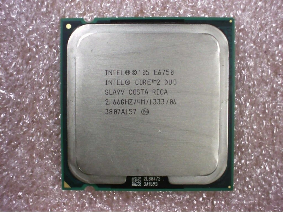 Intel Core 2 Duo E6750 SLA9V 2.66GHz 4MB 1333MHz Dual-Core CPU Desktop Processor - Image 3 of 3