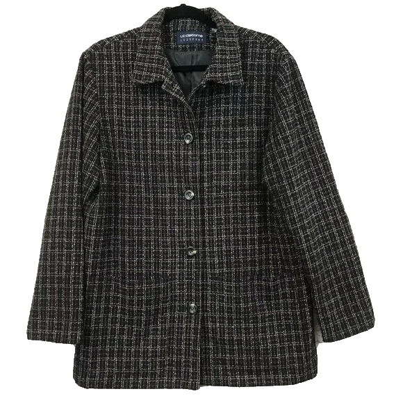 Liz Claiborne Plaid Coats, Jackets & Vests for Women