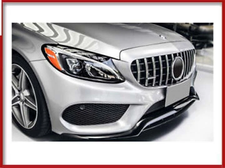 E 级轿车黑色铬 GTR 格栅 E550 E350 2014 2015 2016 Bumper 全新 — 第 3/4 张图片