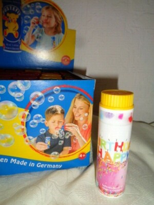 Pustefix 42 ml Seifenblasen Torte Geburstag Birthy Happy Seifenwasser Seifen N  