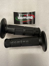 MOTORCYCLE CROSS ENDURO DOMINO KNOBS Black MOTARD PIT BIKE OFF ROAD UNIVERSAL