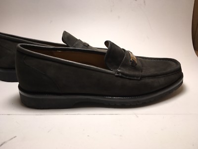 Cole Haan Mens Olive Green Suede Loafers Sz. 8 D | eBay display picture 2