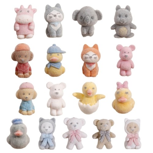 Cartoon Bear Duckling Broken Shell Chicken Dog Plush Pendant Jewelry - Picture 2 of 25