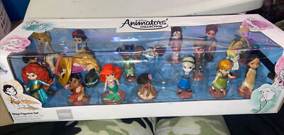 Disney Store Animator Collection Mega Figurine Set New Princess