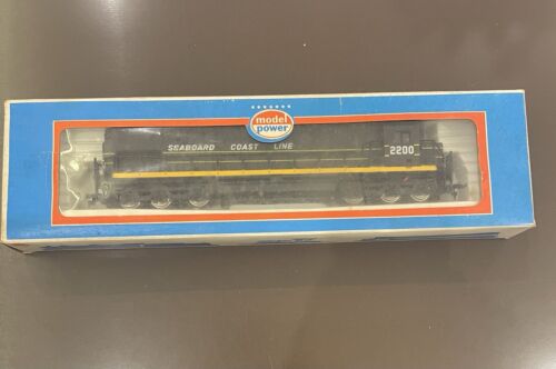 Seaboard Coast Line 2200 Train Locomotive HO Vintage Model Power - Picture 18 of 18