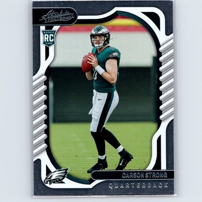 2022 Panini Absolute Carson Strong Rookie #111 Retail Philadelphia Eagles