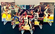 DAVID ROBINSON (HOF) 1993-94 NBA HOOPS 5 NM/MT CARD SET DAVIDS BEST #DB1-#DB5