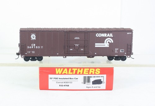 Coche de caja aislante Conrail 50’ FGE CR 369153 escala HO Walthers 932-4768 | Condition: Used