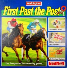 Waddingtons First Past the Post Board Game - Vintage 1989 - (8+)  - Complete