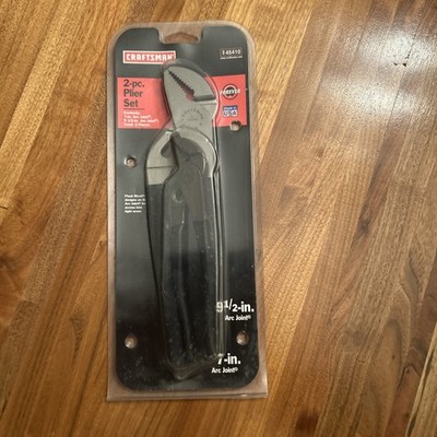 NOS Craftsman USA Arc Joint Adjustable Pliers Set 45410, 7'' and 9 1/2 '' Plier