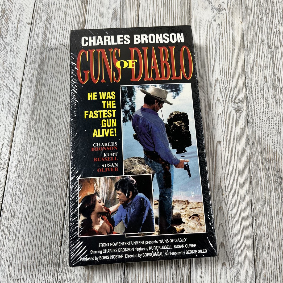 Guns of Diablo VHS Charles Bronson Kurt Russell Western Action NEW