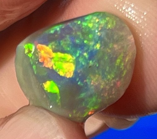 16.0 CT AUSTRALIAN Boulder Opal Matrix Unpolished Gem Rub Specimen