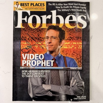 Forbes April 23 2007 Video Prophet Paul Sagan Magazine