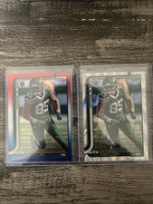 2025 Topps Chrome NFL Mason Taylor Red White And Blue And Raywave