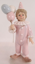 The Leonardo Collection Clown With Balloons Figurine Approx. Height 19 Cm