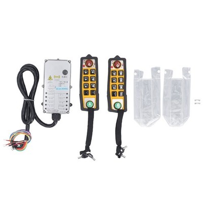 Wireless Crane Remote Control Kit Mit Dual Handles 6 Direction Buttons Für Indus
