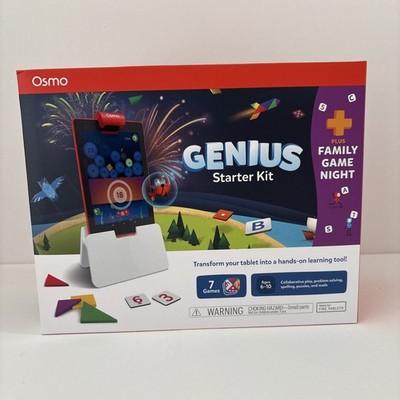 Osmo Genius Starter Kit - für iPad/ Fire Tablet Kinder 6 10 Jahre 7 Spiele Neu