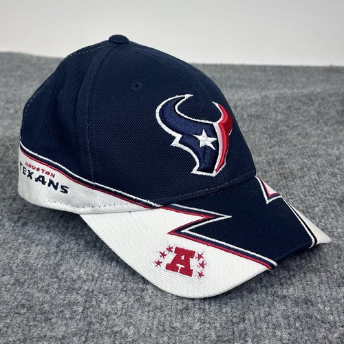 Cappello Houston Texans Reebok uomo NFL calcio strapback berretto AFC logo ufficiale Y2K - Foto 2 di 9