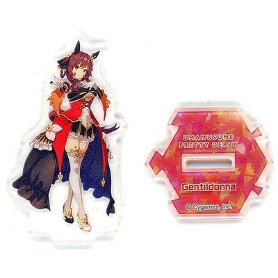 Gentildonna Uma Musume Meiji Almond Choco Cocoa Mini Acr Stand FM Ltd Japan T591