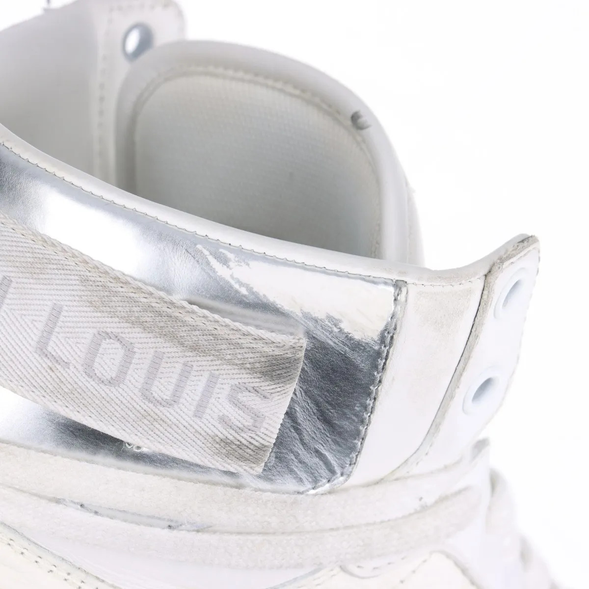 Louis Vuitton Rivoli line 21 years Leather Sneakers 7 Men's White FA0231 Monogra thumbnail 11