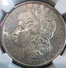 1878-CC Morgan Silver Dollar NGC MS62 Rim toning very nice coin.