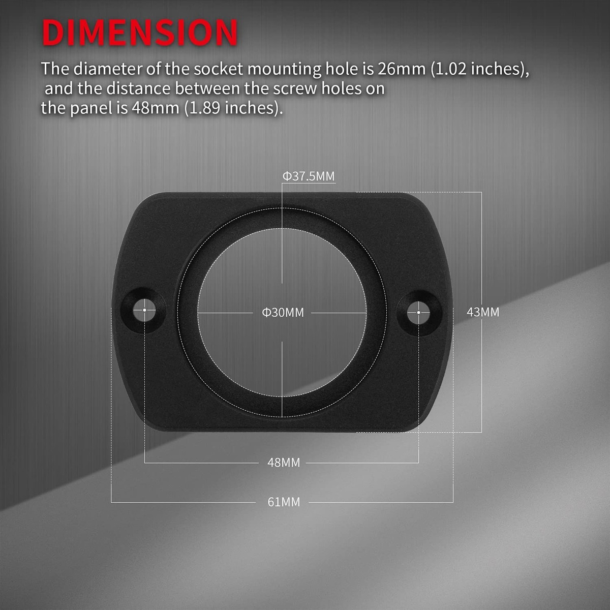 Protector De Polvo Para Encendedor De Coche De 12V | Compatible Con Audi A3, A4, A6, A7, A8, Q3, Q7 | Reemplazo 4H0919311