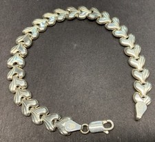925 Sterling Silver Bracelet, 7.25 Inch, 7.97...