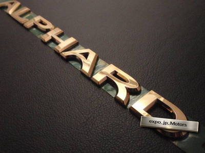 Toyota ALPHARD Premium Gold Emblem for 20 Series ALPHRAD Genuine