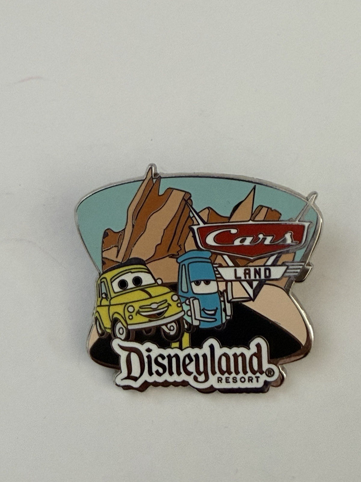 DISNEY PIN -  Disney Visa Card - Cars Land GWP - Luigi & Guido with Mountains