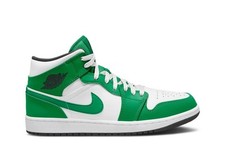 Air Jordan 1 Mid GS - Lucky Green/Black-White