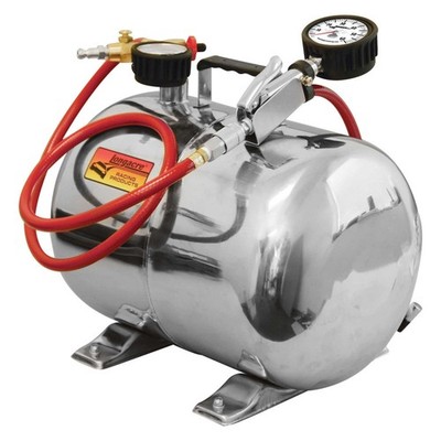 Longacre Tragbarer Lufttank mit Reifenfüller/Aufblasgerät und Messgerät - 19 Liter