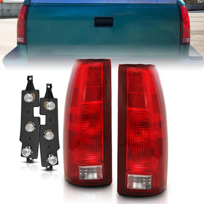 1988-2000 Chevy GMC Silverado Sierra Tahoe Suburban Tail Lights Left Right Lamps
