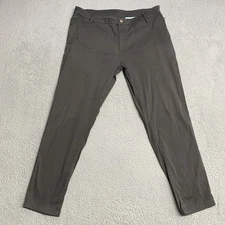 Birddogs Pants Mens 36x30 Brown Tapered Fit Stretch Chino For Your Bomstick