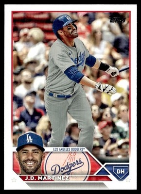 2023 Topps J.D. Martinez Los Angeles Dodgers #544