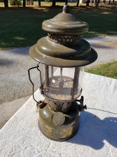 Vintage U.S Coleman Lantern Gas Leaded Fuel 1952 Single Mantle 220D
